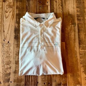 Travis Mathew White Polo Shirt